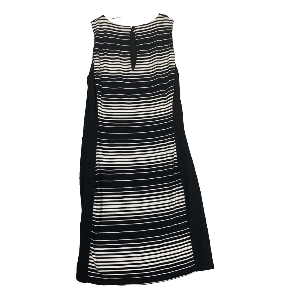 White House Black Market Dress Maxi Sz L Sleeveless Stretch Jersey Keyhole - Picture 2 of 9